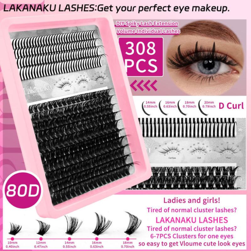 Eyelash Extension Volume Lashes - 1세트 DIY 개별 속눈썹, 풍성한 DIY