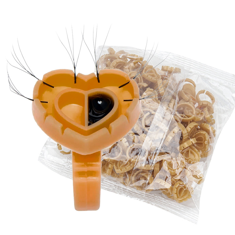 Eyelash Extension Volume Lashes - 500개 속눈썹 연장용 글루 링, 속눈썹