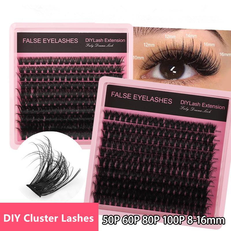 Eyelash Extension Volume Lashes - 8~16mm D컬 플러피 래쉬 클러스터 밍크