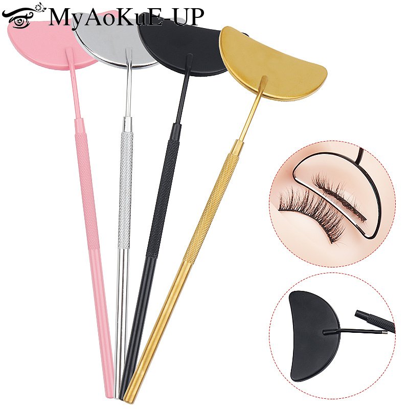 1pcs 속눈썹 연장 거울 달 모양의 분리형 스테인레스 - Eyelash Extension Usa 리뷰 및 가격