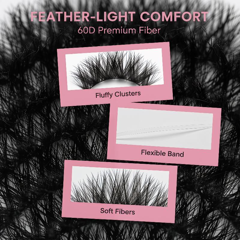 1세트 DIY 개별 속눈썹, 풍성한 DIY 속눈썹북,  - Eyelash Extension Volume Lashes 리뷰 및 가격