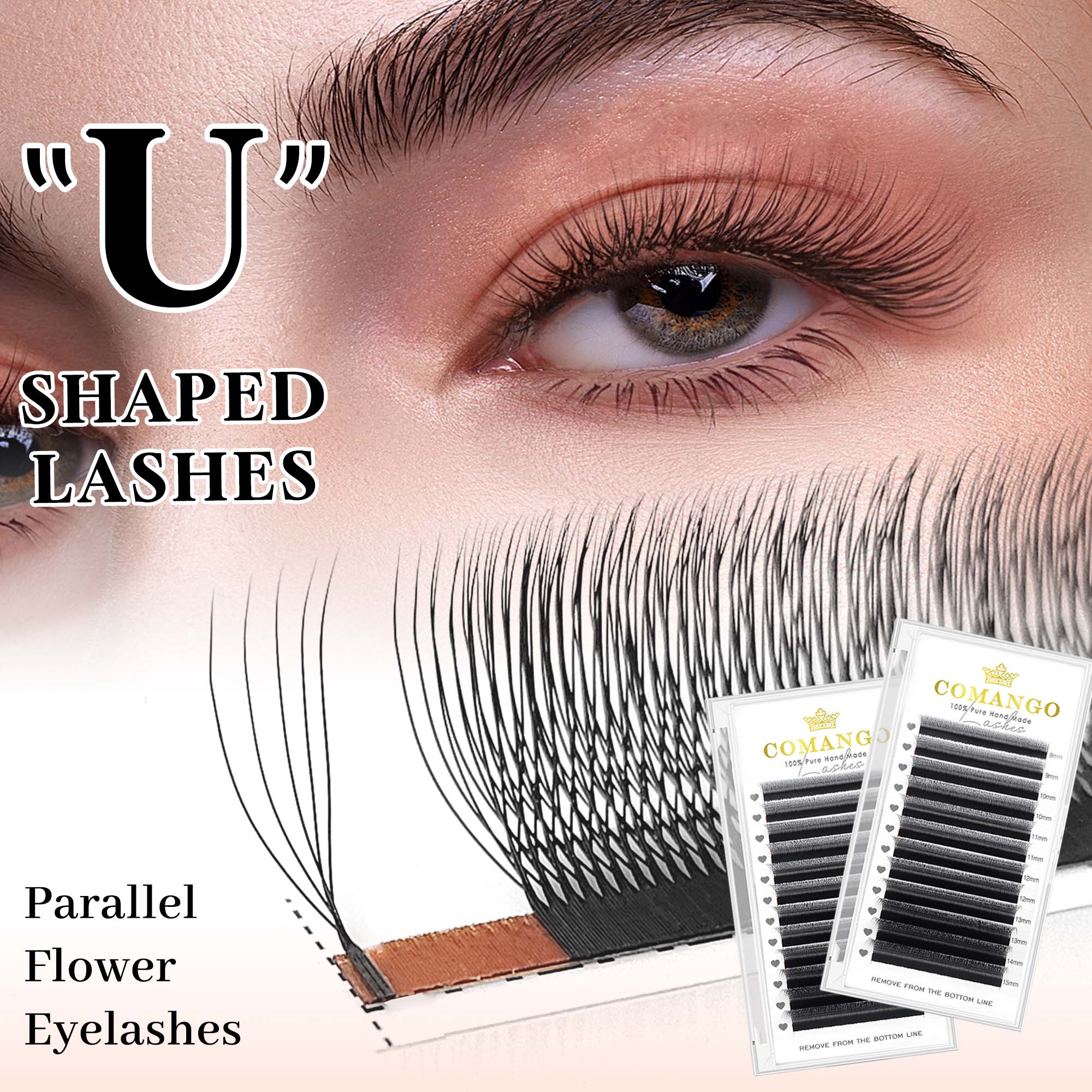 CoMango 믹스8-15mm U자형 3/4/5D 속눈 - Eyelash Extension Supernatural 리뷰 및 가격