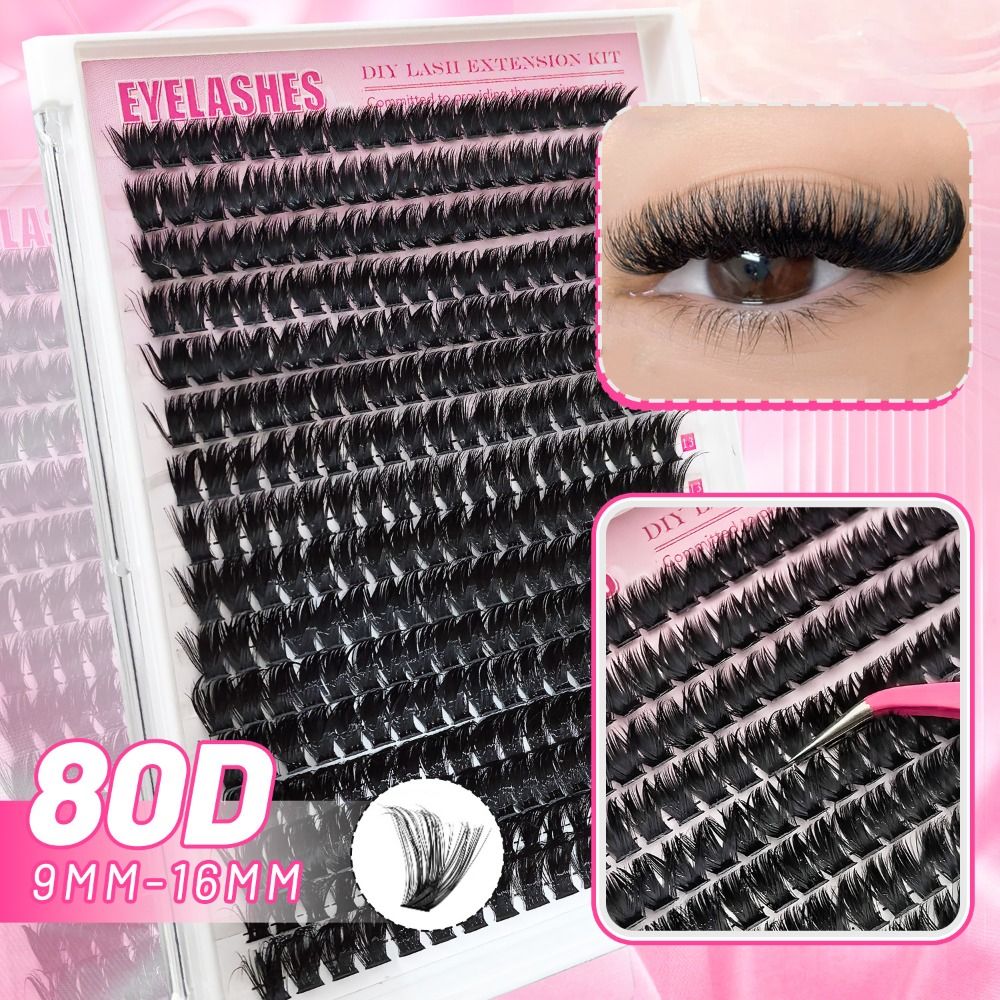 내추럴 룩 인조 속눈썹 본드 앤 씰 클러스터 디자인 D - Faux Mink Lash 리뷰 및 가격