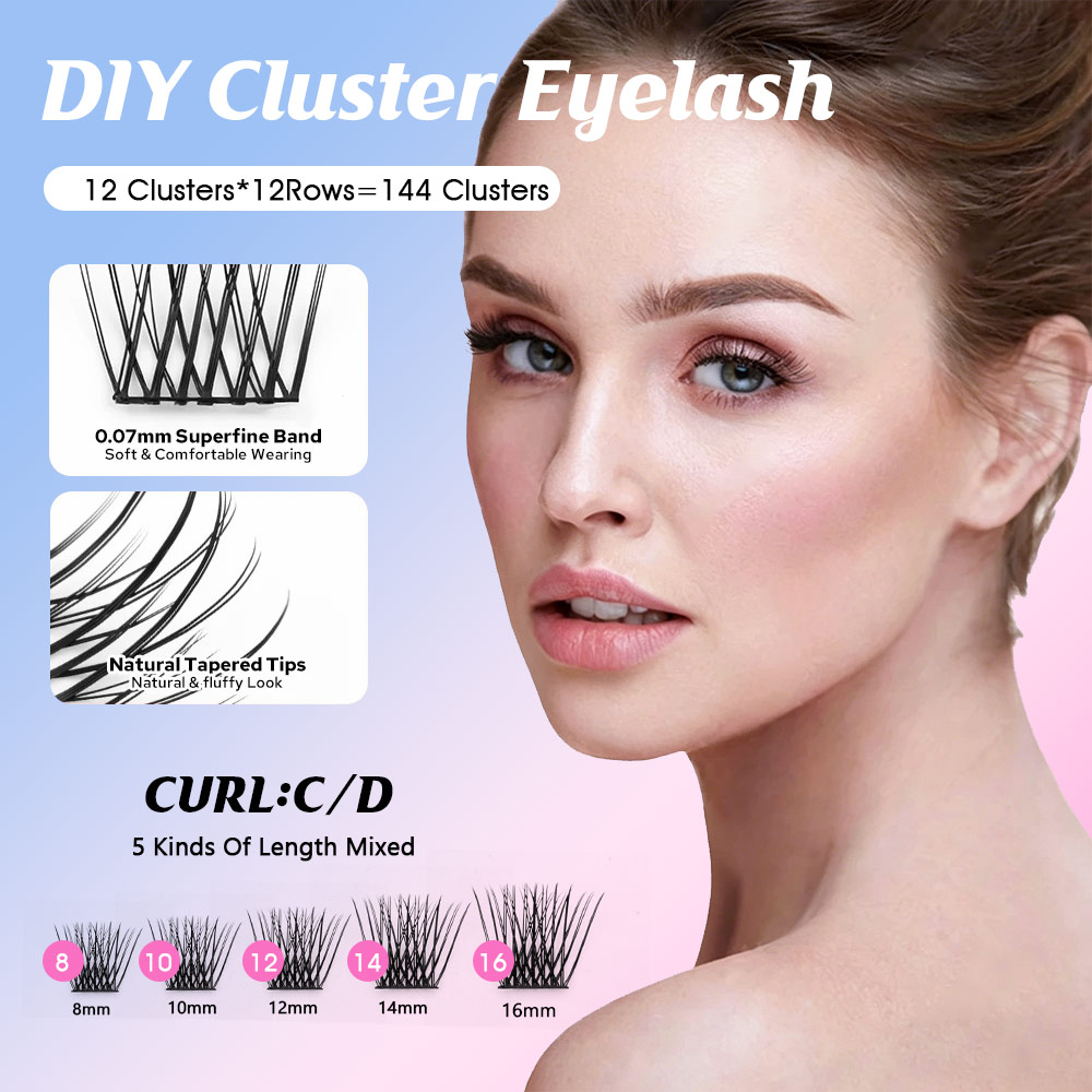 YUANZHIJIE 새로운 DIY 클러스터 가짜 속눈썹 - Eyelash Extension Supernatural 리뷰 및 가격