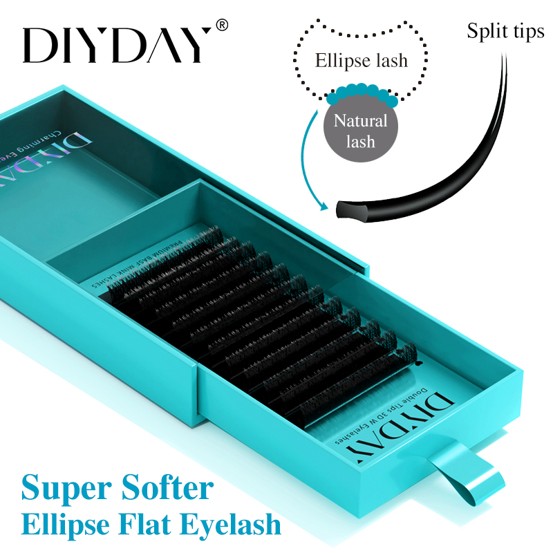 DIYDAY 타원형 플랫 속눈썹 연장 0.15 0.20 - Eyelash Extension Supernatural 리뷰 및 가격
