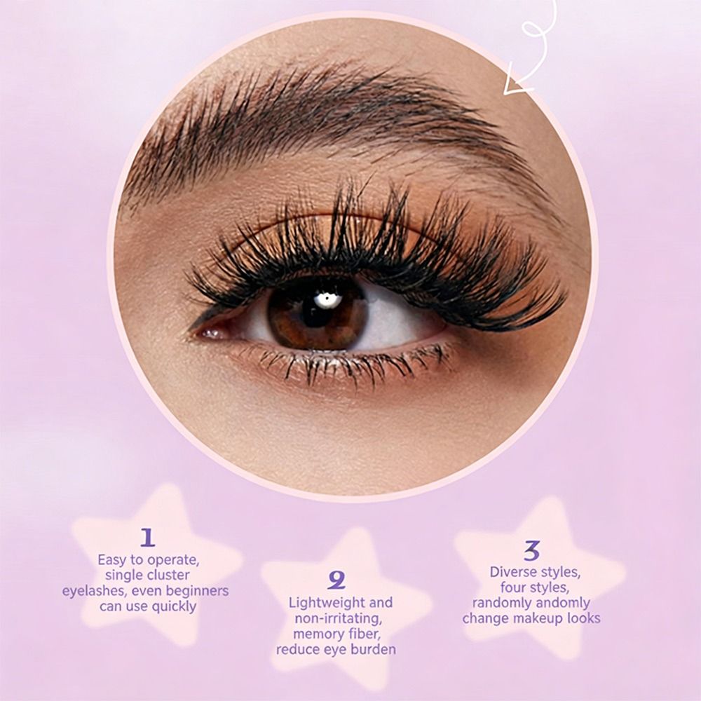 12줄 내추럴 룩 인조 속눈썹, 위스피 스타일, 접착  - Faux Mink Lash 리뷰 및 가격