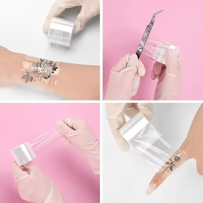 200m/롤 투명 메이크업 필름 립 눈썹 타투 랩 커버 - Eyelash Extension Usa 리뷰 및 가격