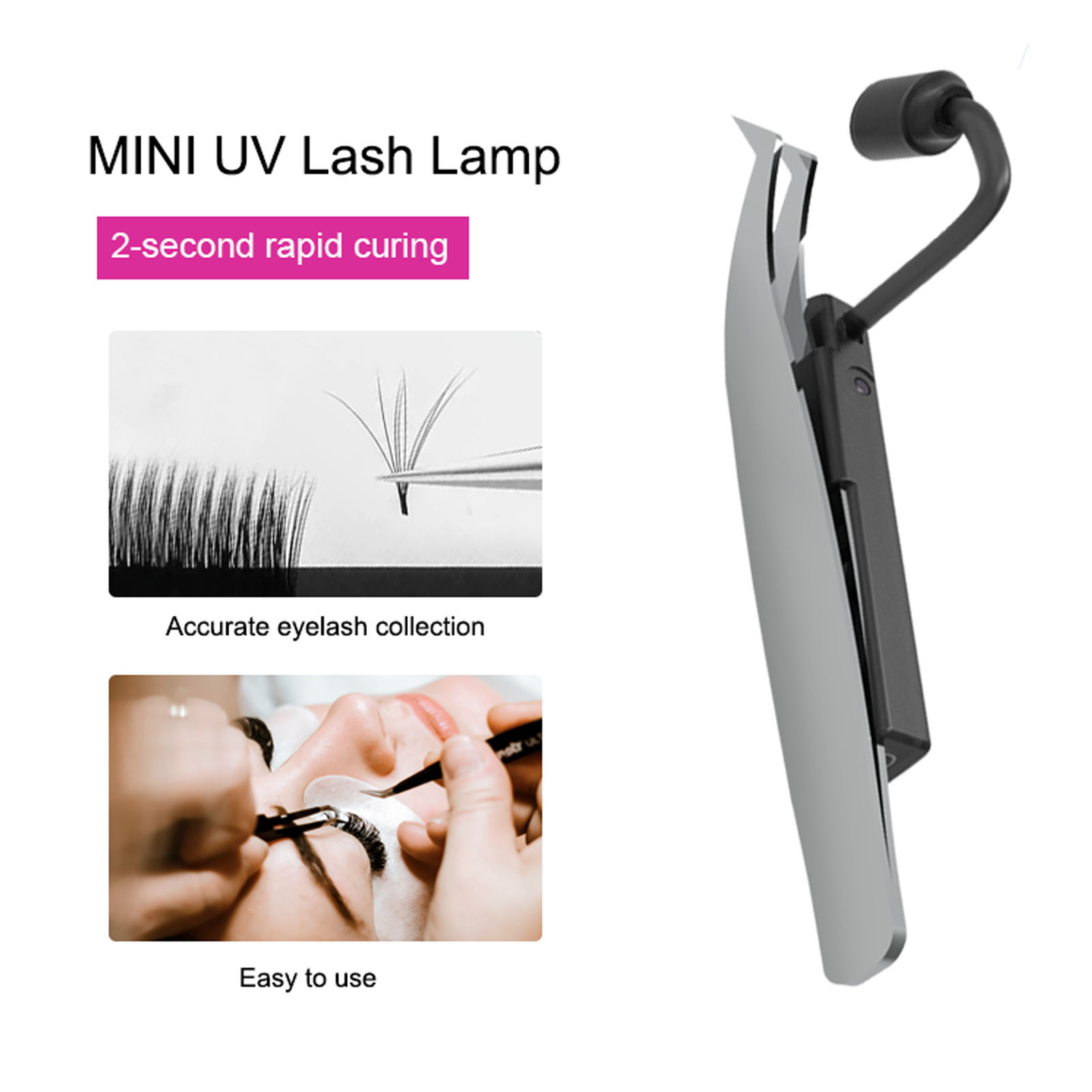 LED 속눈썹 램프 1W 395nm 빠른 접착제 경화  - Eyelash Extension Usa 리뷰 및 가격